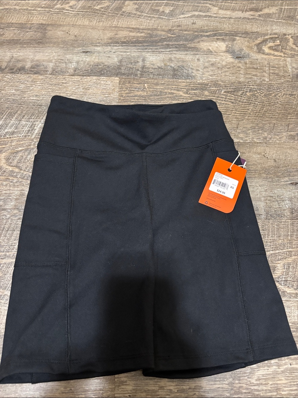 High-Waist Black Women’s Bike Shorts Skirt